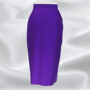 HOBNOBBER Purple Pencil Skirt in Size 7/8